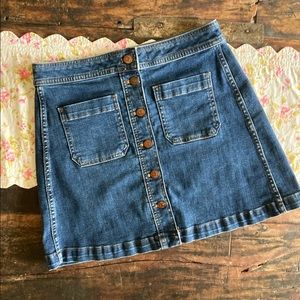 Madewell A-line denim skirt size 4